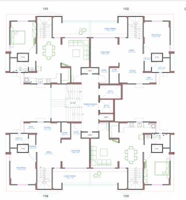 Bluets Phase 9 Cluster Plan for 11th Lower Floor bluets-phase-9 Bluets Phase 9 Cluster Plan for 11th Lower Floor