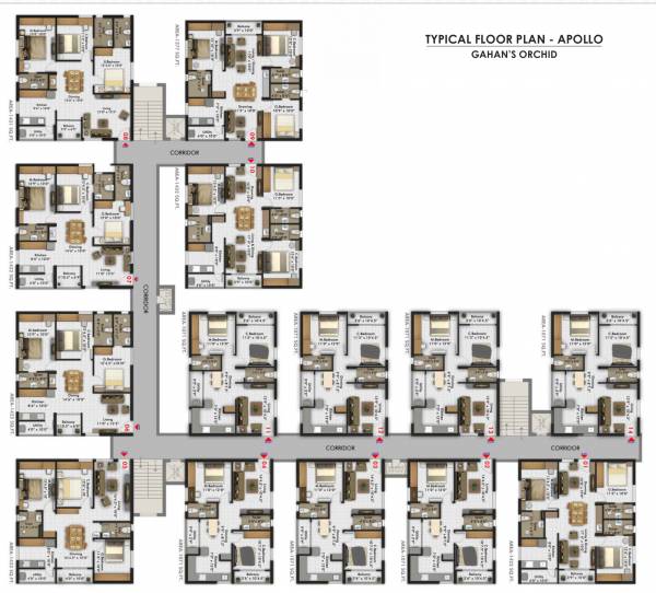  orchid Block A Cluster Plan