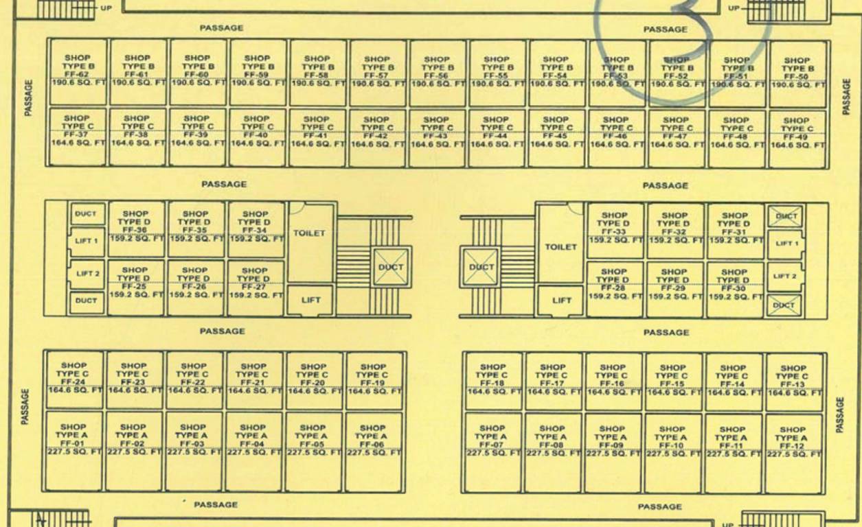 rrv regal Cluster Plan For 1st Floor