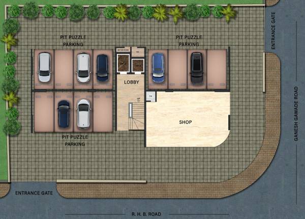  giridarshan Giridarshan Cluster Plan for ground Floor