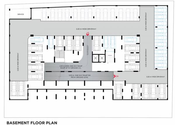  skyone Anantam Skyone Basement Cluster Plan