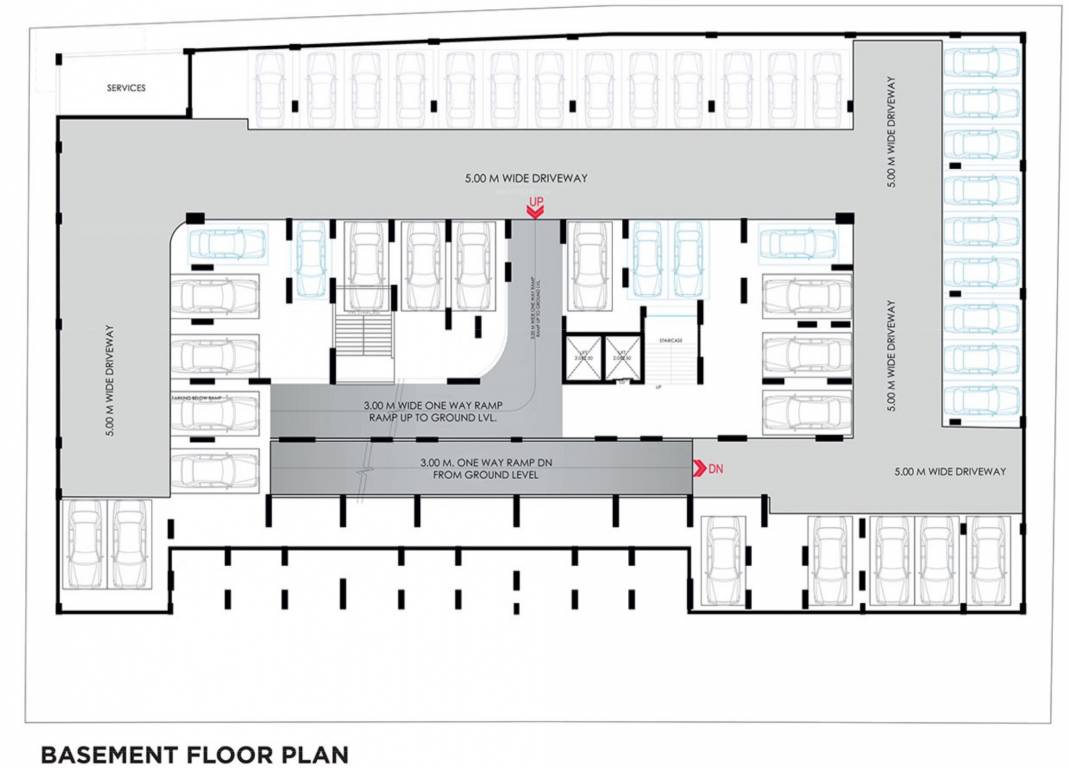  skyone Anantam Skyone Basement Cluster Plan