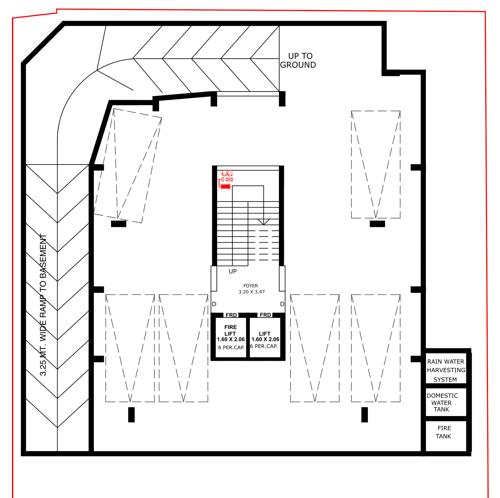  pradhyuman-park Pradhyuman Park Cluster Plan For Basement Plan