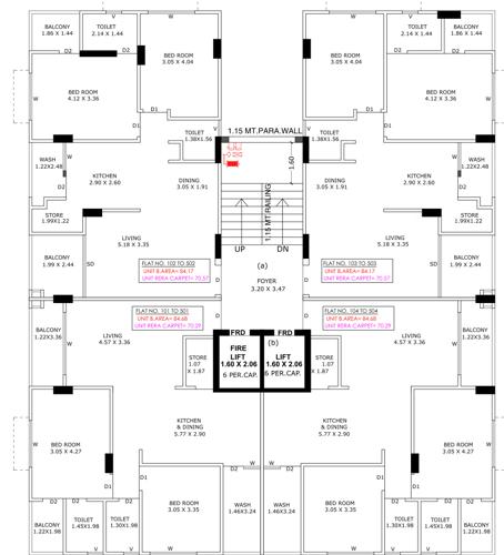  pradhyuman-park Pradhyuman Park Cluster Plan From 1st To 5th Floor
