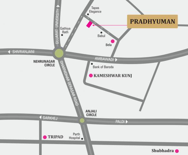  pradhyuman-park Location Plan