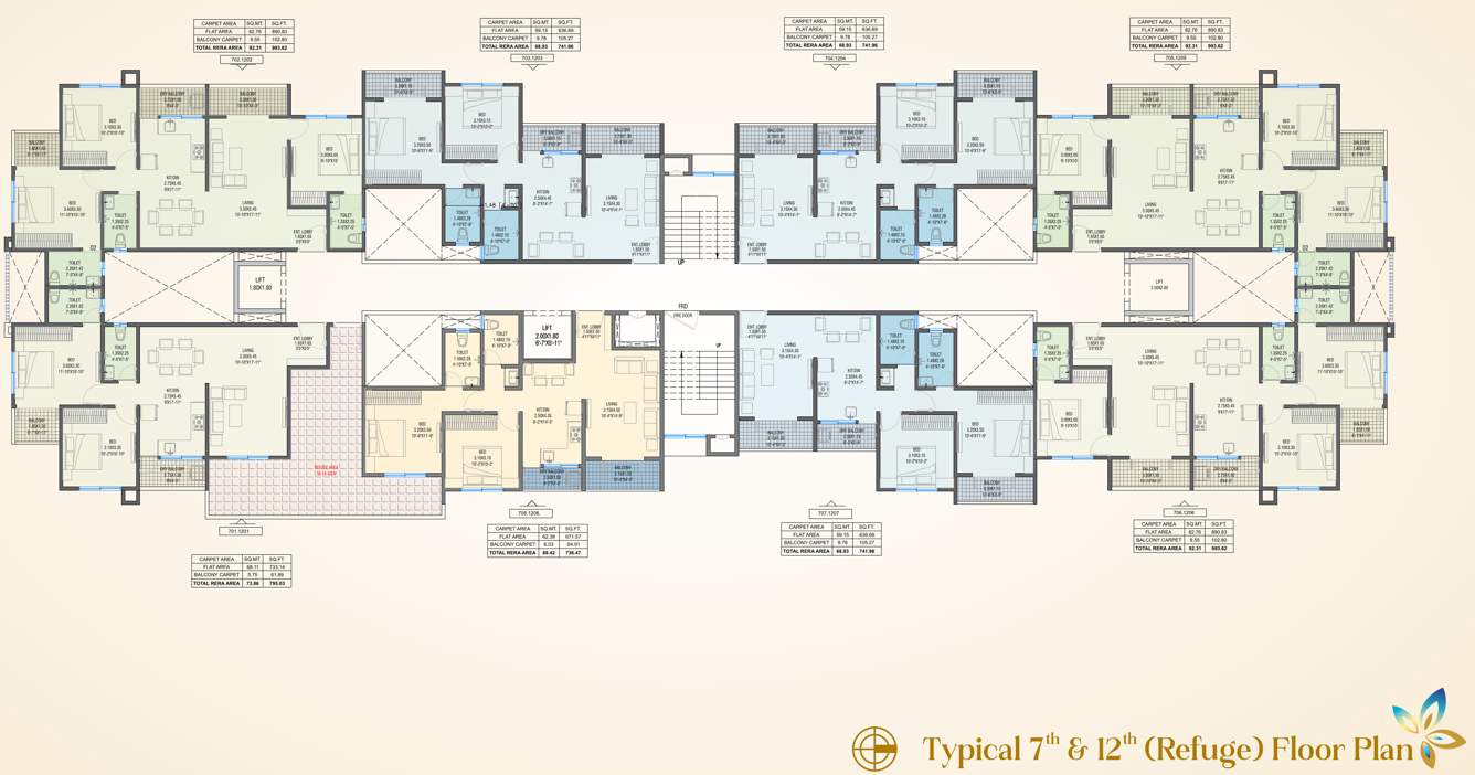  ra urbania RA Urbania  7th And 12th Cluster Plan