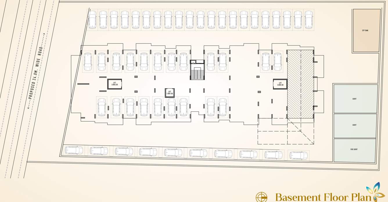  ra urbania RA Urbania Basement Cluster Plan