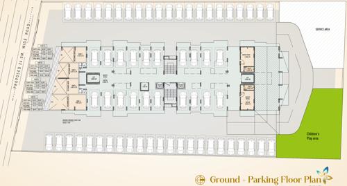  ra-urbania RA Urbania Cluster Plan For Ground Floor