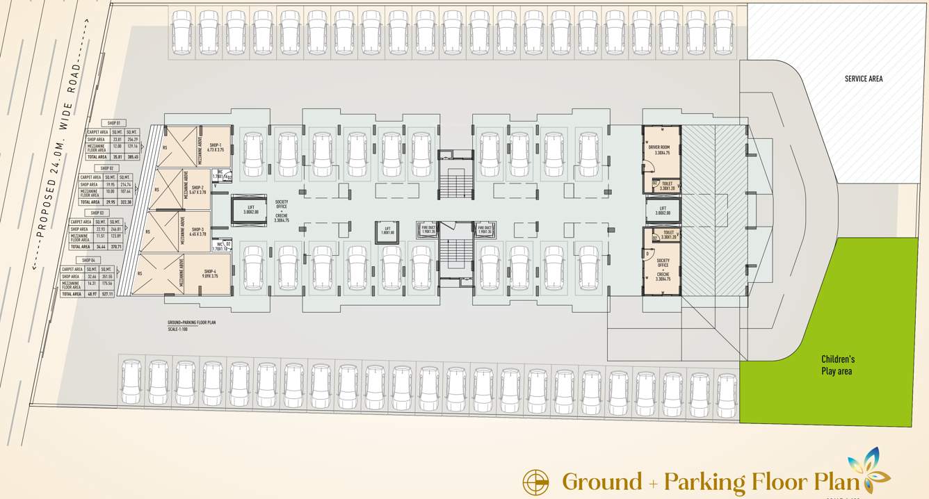  ra urbania RA Urbania Cluster Plan For Ground Floor