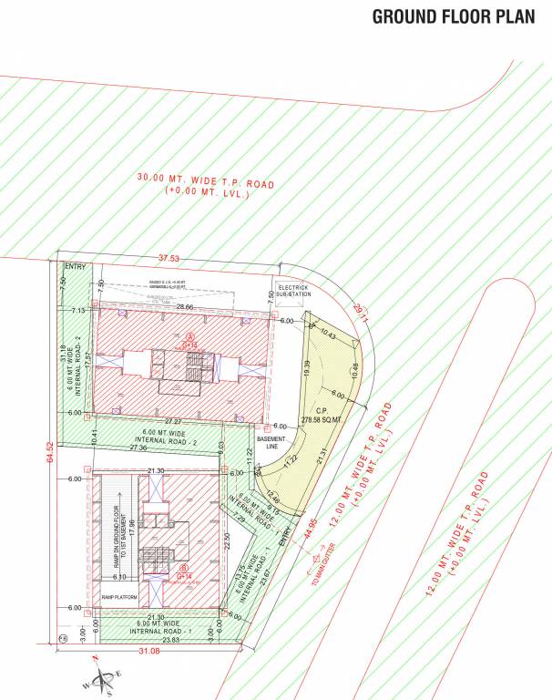  exotica A,B Cluster Plan For Ground Floor