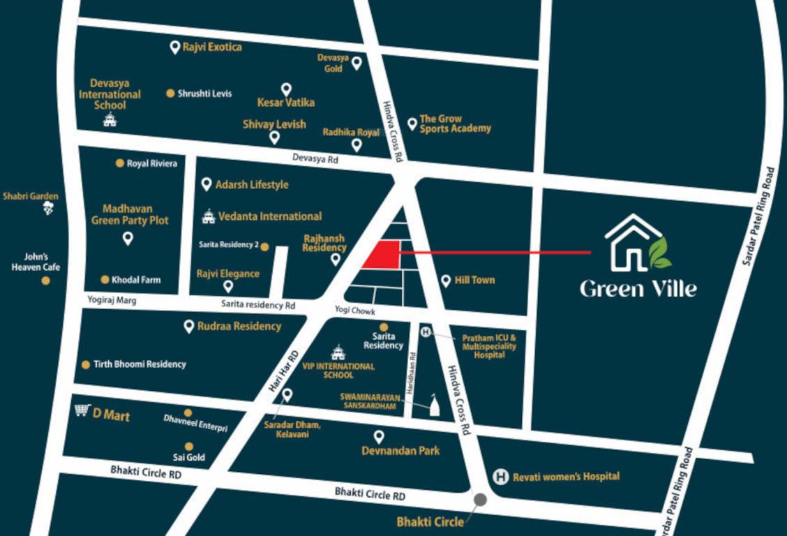  green ville Location Plan