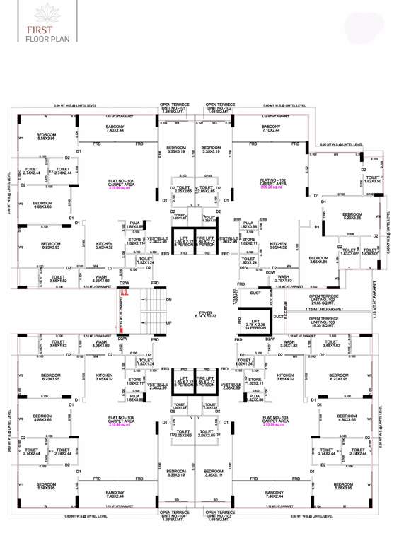  symphony Symphony Cluster Plan For 1st Floor