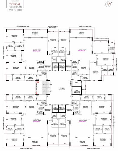  symphony Symphony Cluster Plan From 2nd To 13th Floor