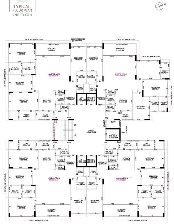  symphony Symphony Cluster Plan From 2nd To 13th Floor