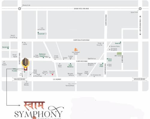  symphony Location Plan