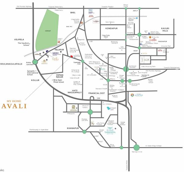  my-avali Location Plan