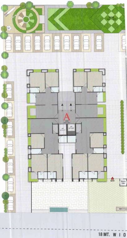 oliva heights A Typical Cluster Plan