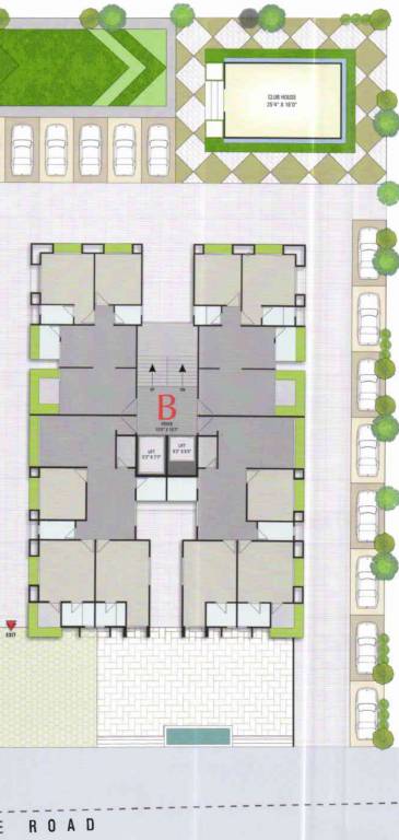 oliva heights B Typical Cluster Plan