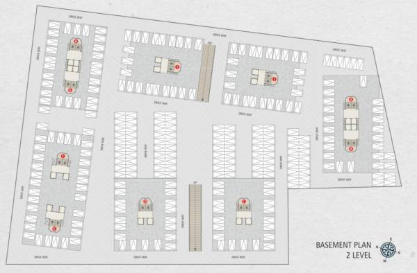  ambrosia- Wing A, B Basement Cluster Plan