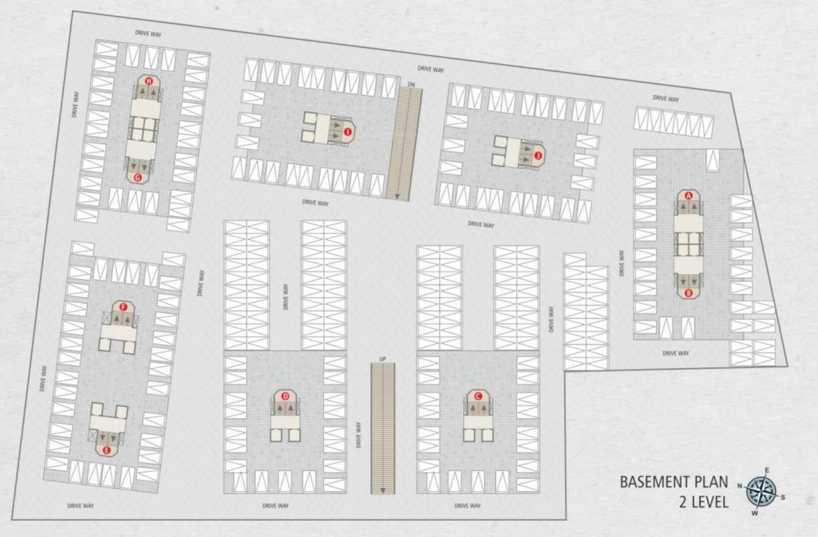 ambrosia Wing A, B Basement Cluster Plan