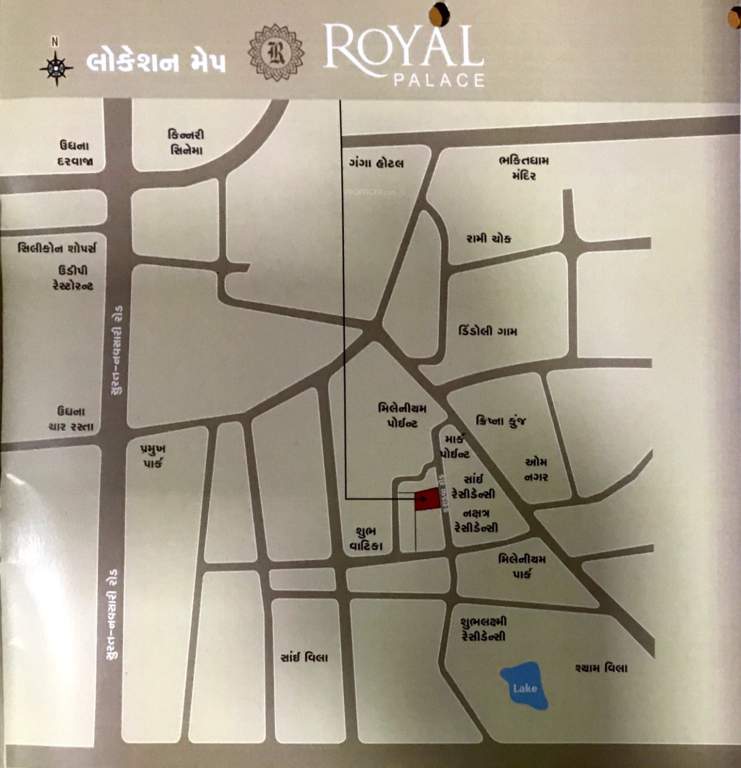  royal palace  Location Plan