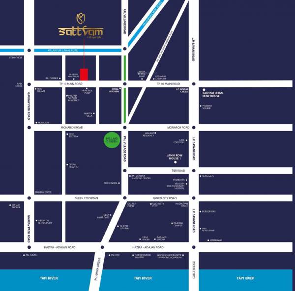  sattvam Location Plan