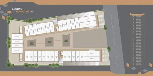 excelus Vihav Excelus Cluster Plan for ground Floor