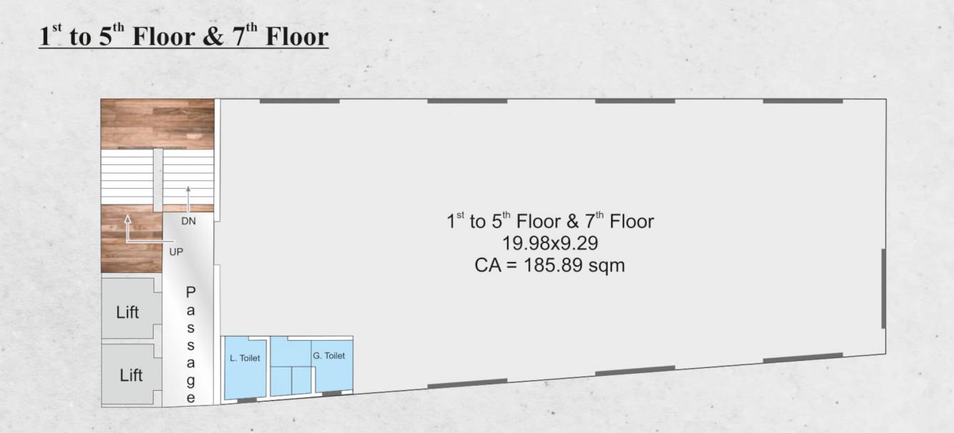 sampriti Sampriti Cluster Plan from 1st to 7th Floor