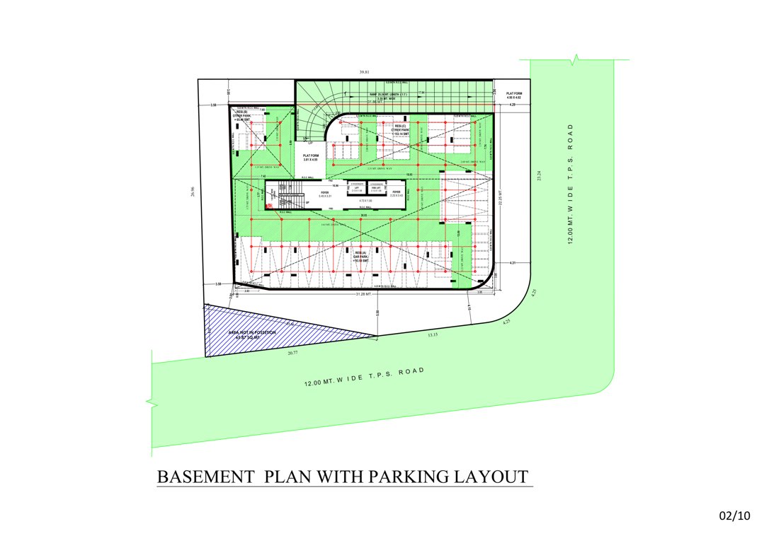  qalb Qalb Cluster Plan for basement Floor
