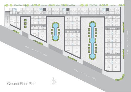  business-point Silver Business Point Cluster Plan for ground Floor