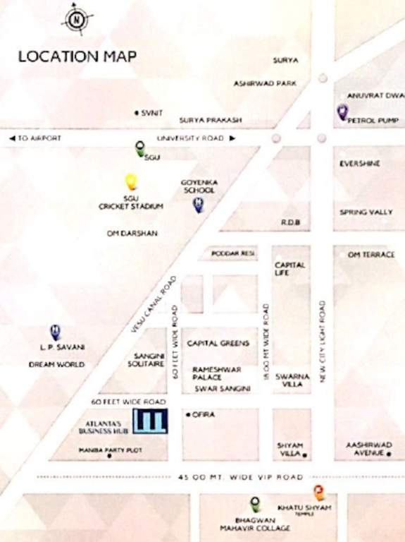  atlanta business hub Location Plan