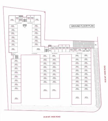 Exult Shoppers Cluster Plan for ground Floor shoppers Exult Shoppers Cluster Plan for ground Floor