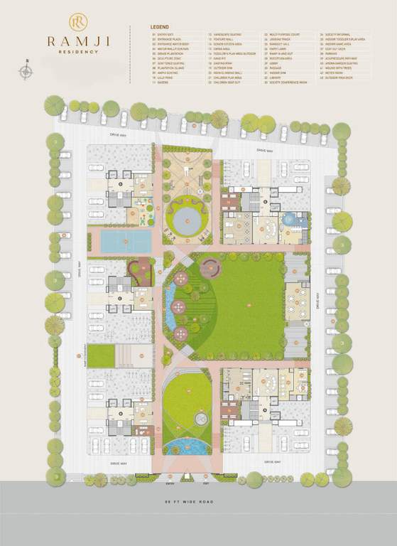  ramji residency Layout Plan