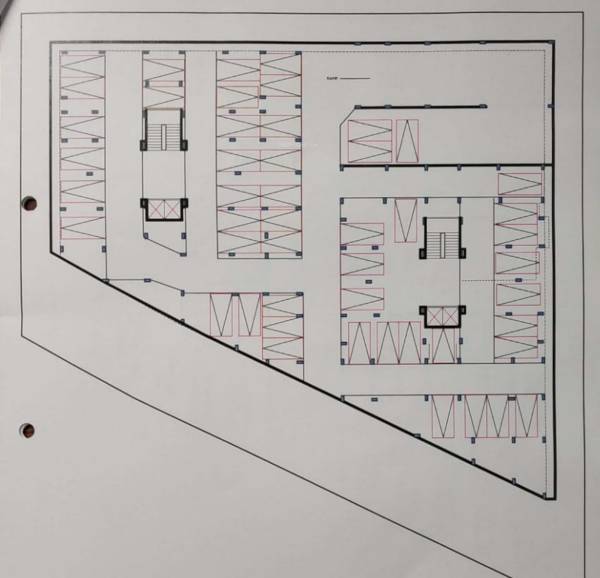  shree Block A & B Basement Floor Cluster Plan