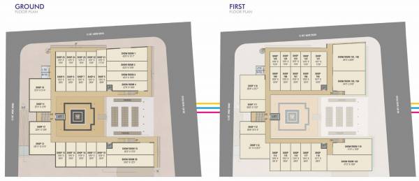  ensign Ensign Cluster Plan from ground to 1st Floor