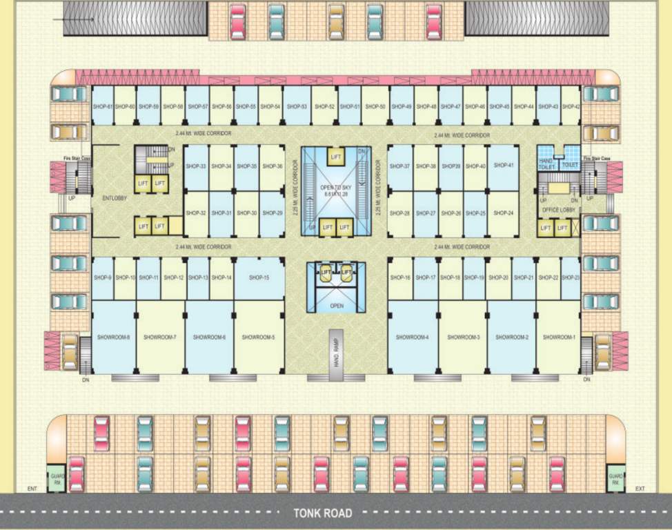  the grand walk The Grand Walk Cluster Plan For Ground Floor