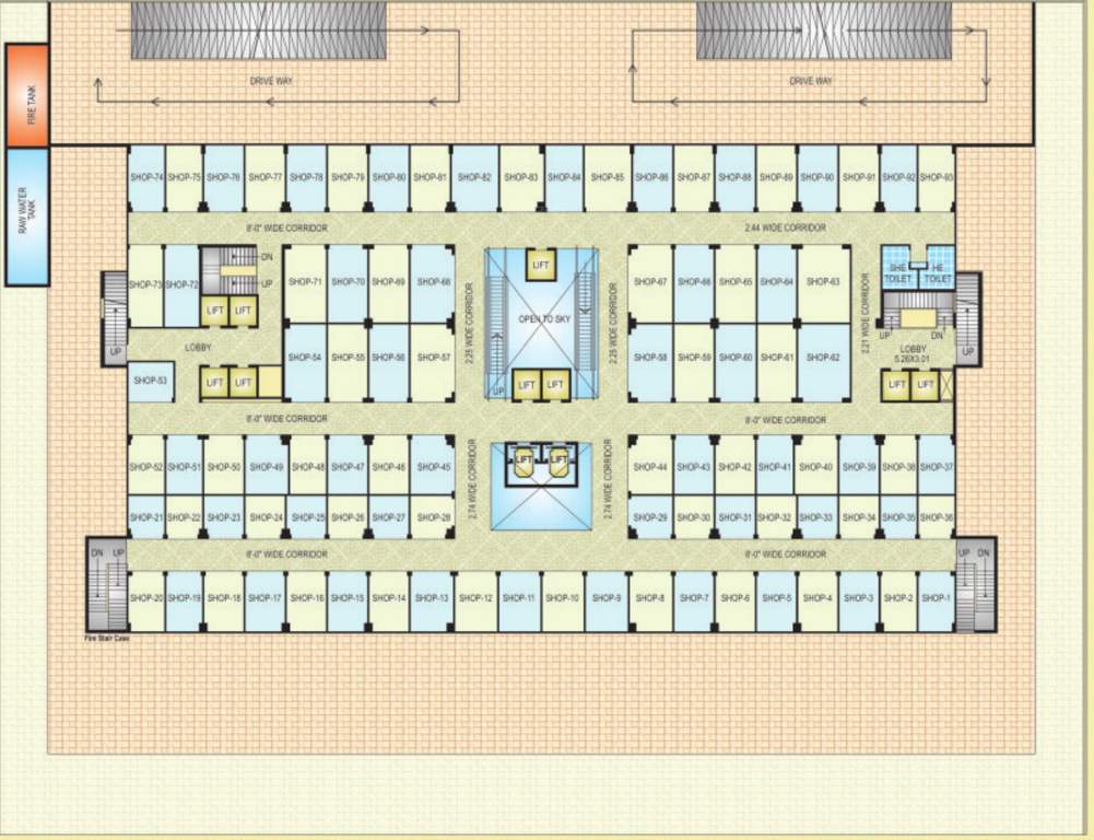  the grand walk The Grand Walk Cluster Plan For Lower Ground Floor