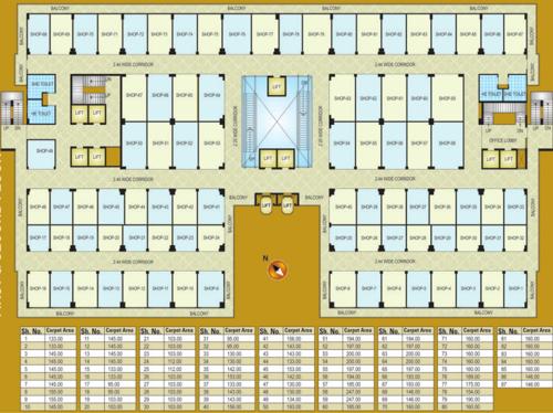  the-grand-walk The Grand Walk Cluster Plan From 1st To 2nd Floor