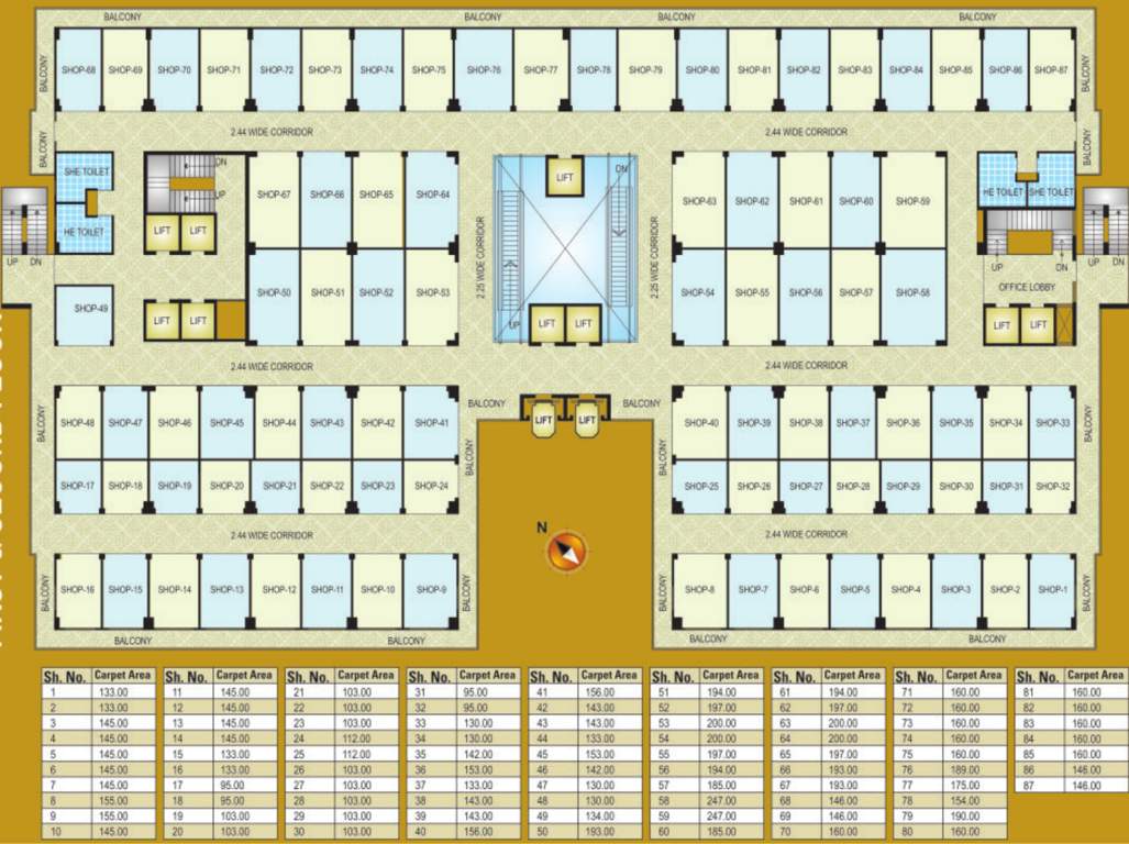  the grand walk The Grand Walk Cluster Plan From 1st To 2nd Floor