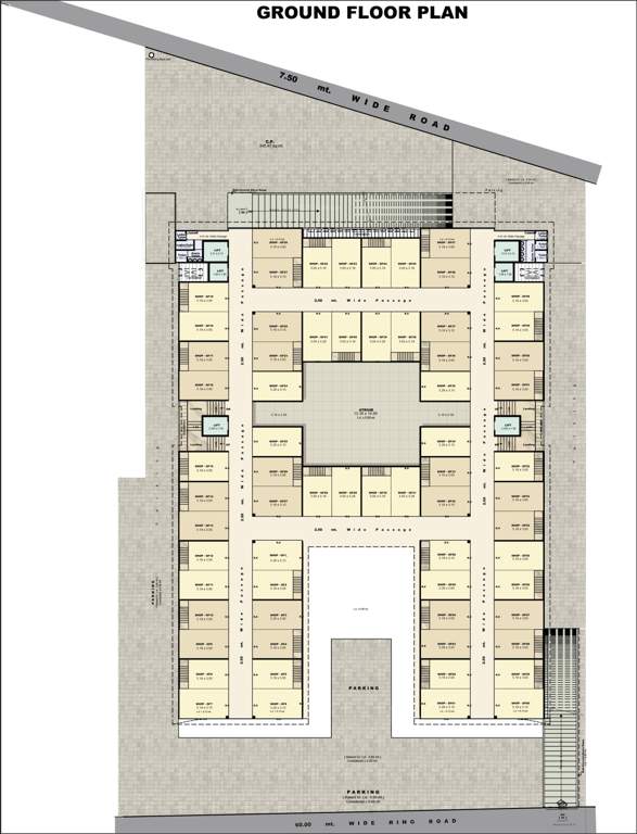  rajhans imperia Rajhans Imperia Cluster Plan for ground Floor