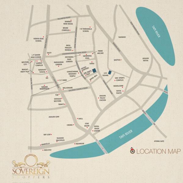 Location Plan sovereign-shoppers Location Plan