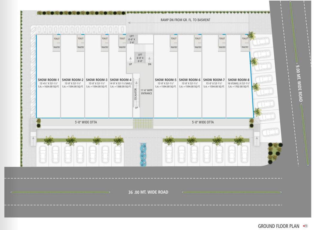 oberon Oberon Cluster Plan for ground Floor
