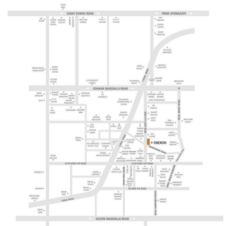 oberon Location Plan