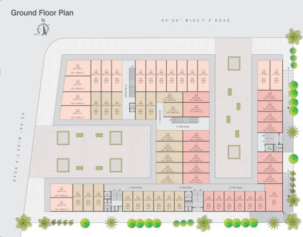  arcade Arcade Ground Floor Cluster Plan
