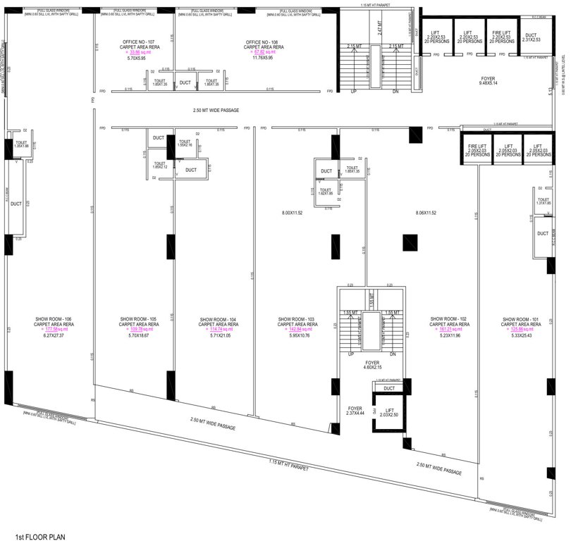  the ridge The Ridge Cluster Plan For 1st Floor