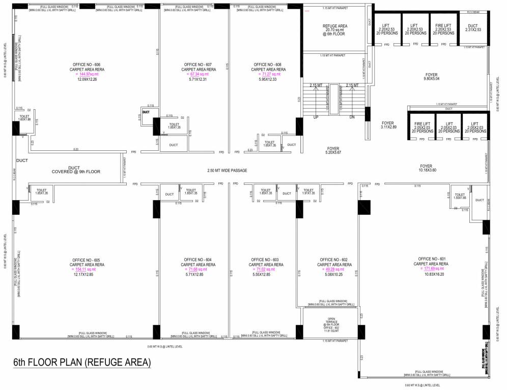  the ridge The Ridge Cluster Plan For 6th Floor