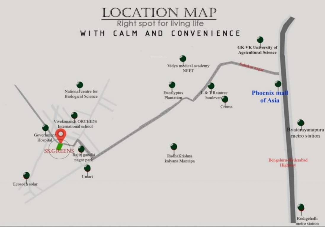 sk greens Location Plan