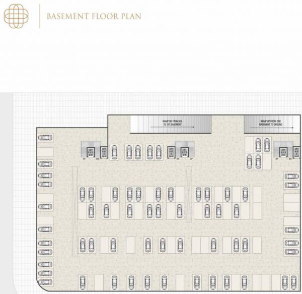  palladia A  Basement Cluster Plan