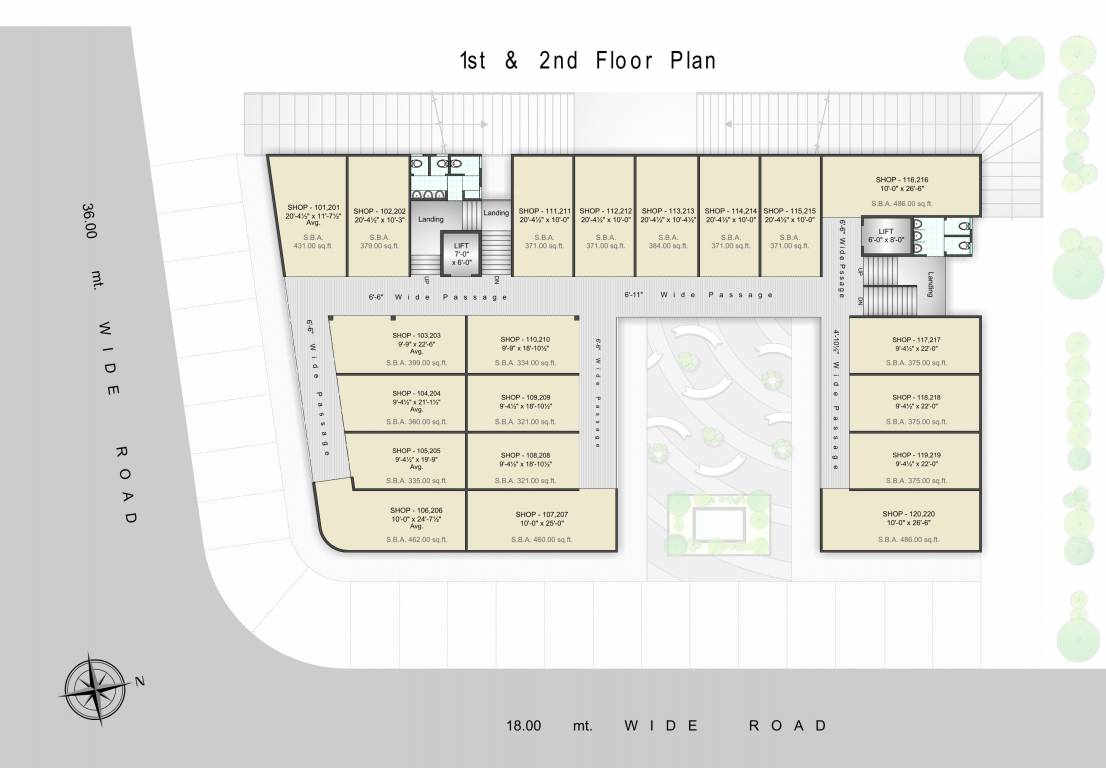  empire Silver Empire Cluster Plan from 1st to 2nd Floor
