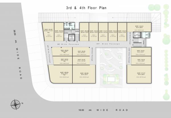  empire Silver Empire Cluster Plan from 3rd to 4th Floor